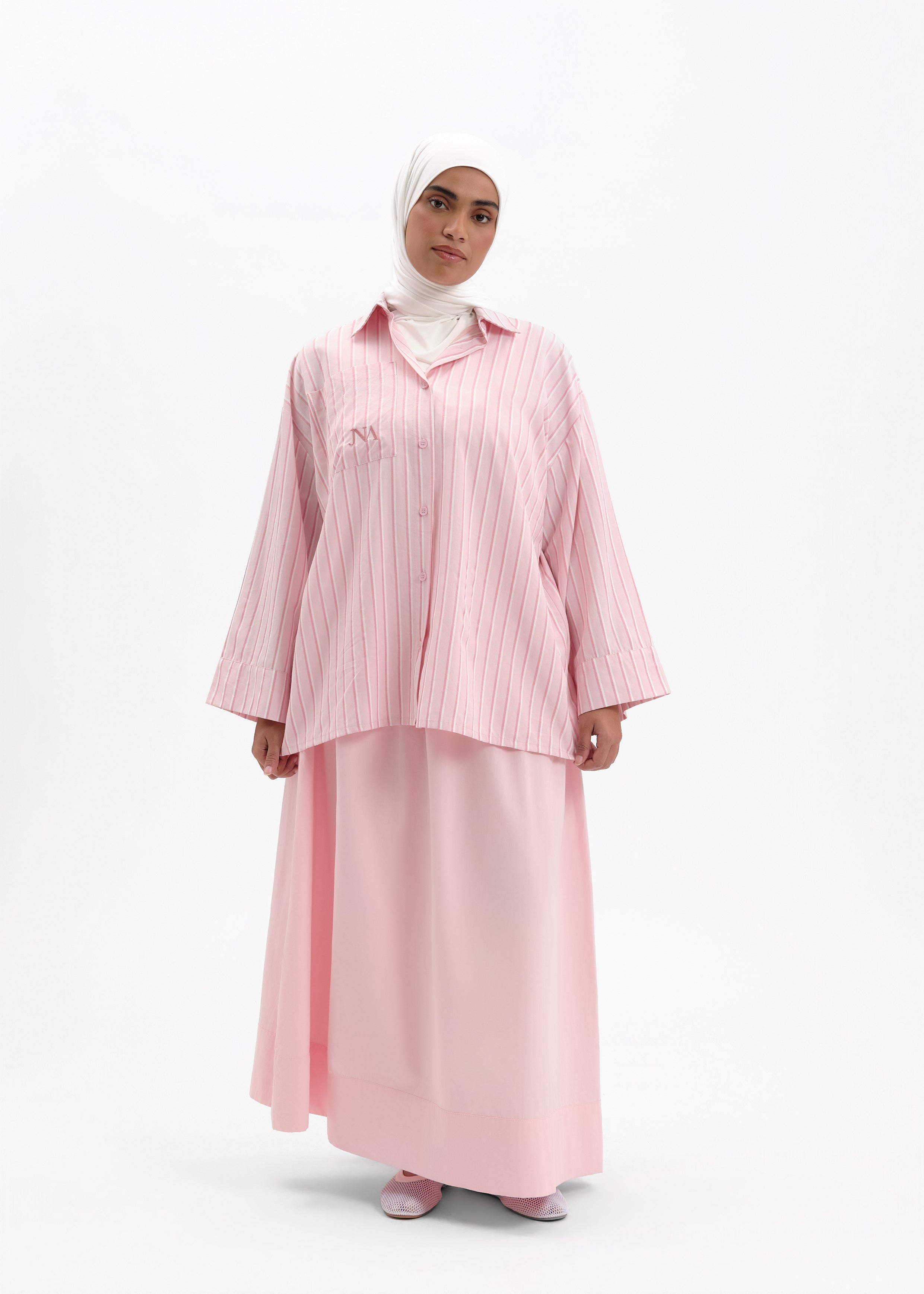 Jupe oversize summer pinky