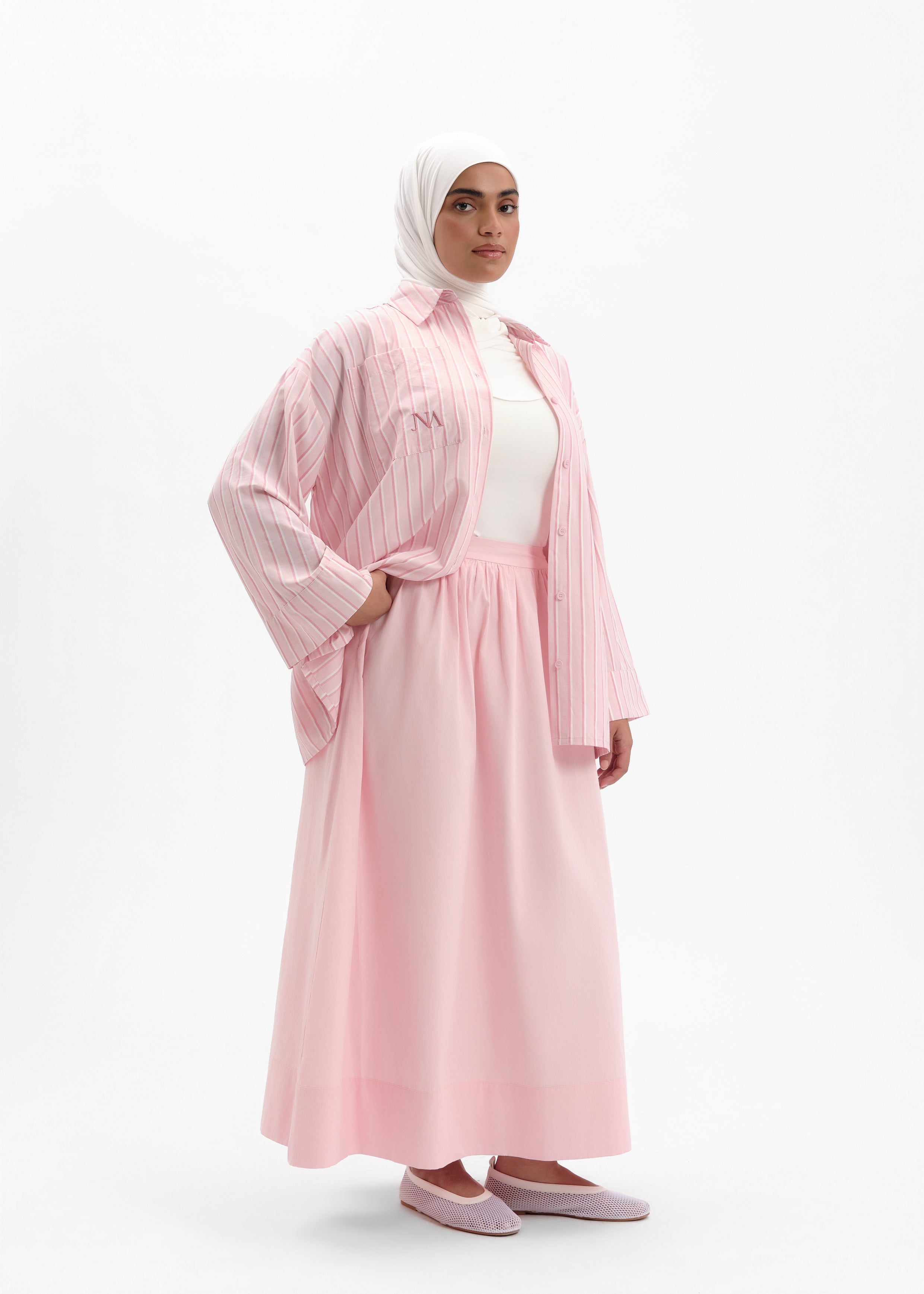 Jupe oversize summer pinky
