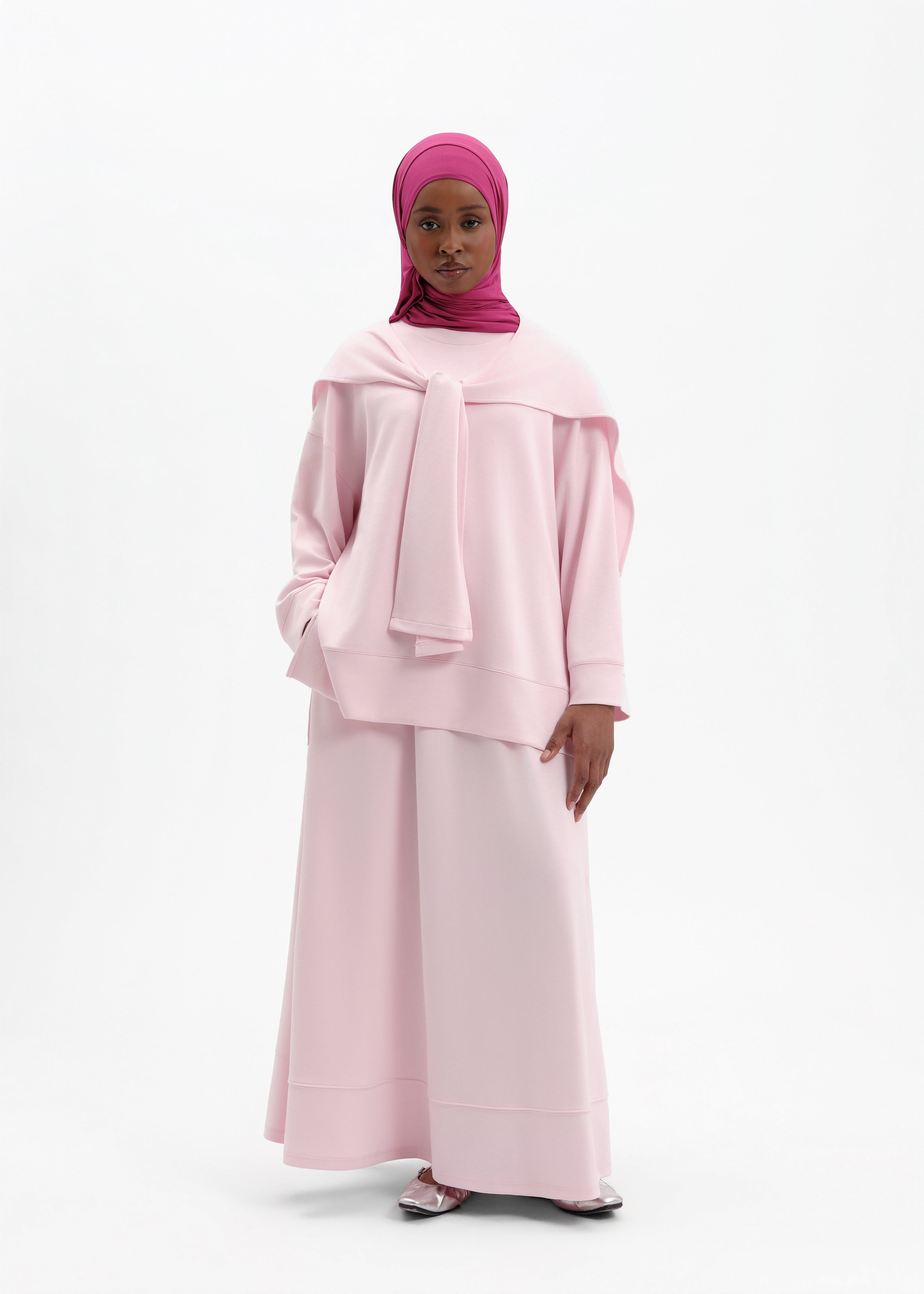 Jupe riveira rose