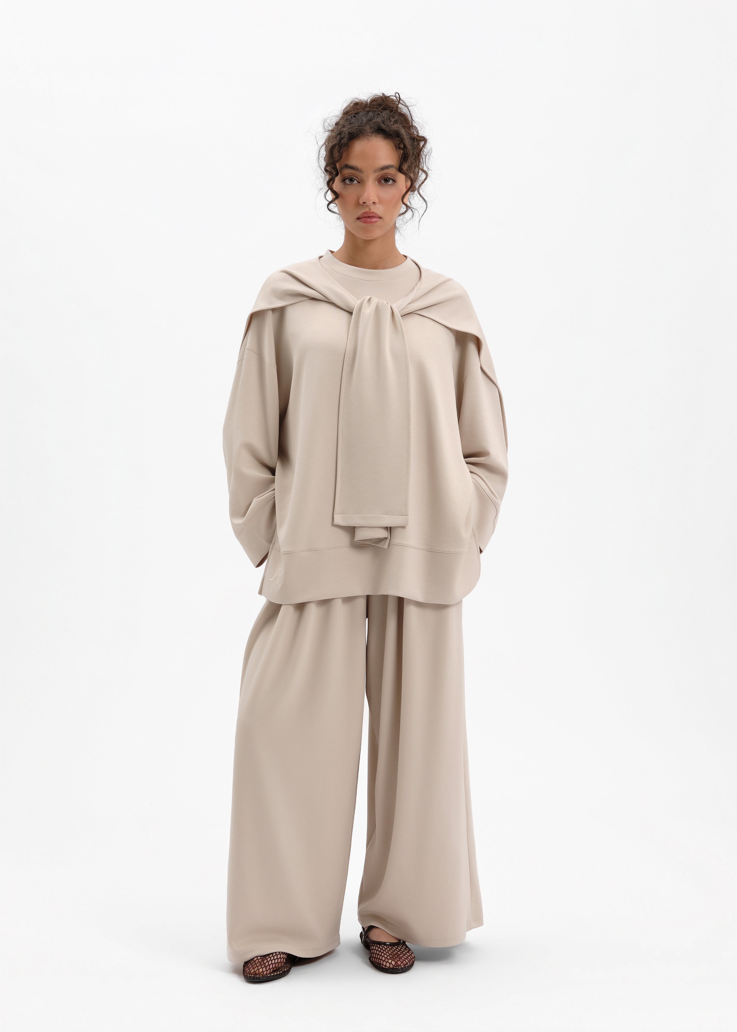 Pantalon riveira greige