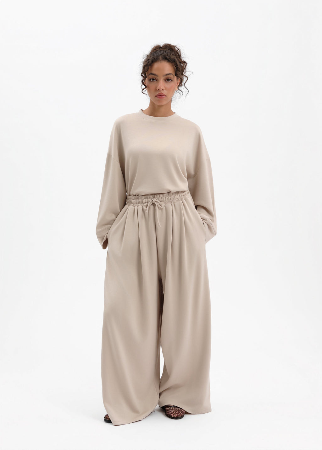 Pantalon riveira greige