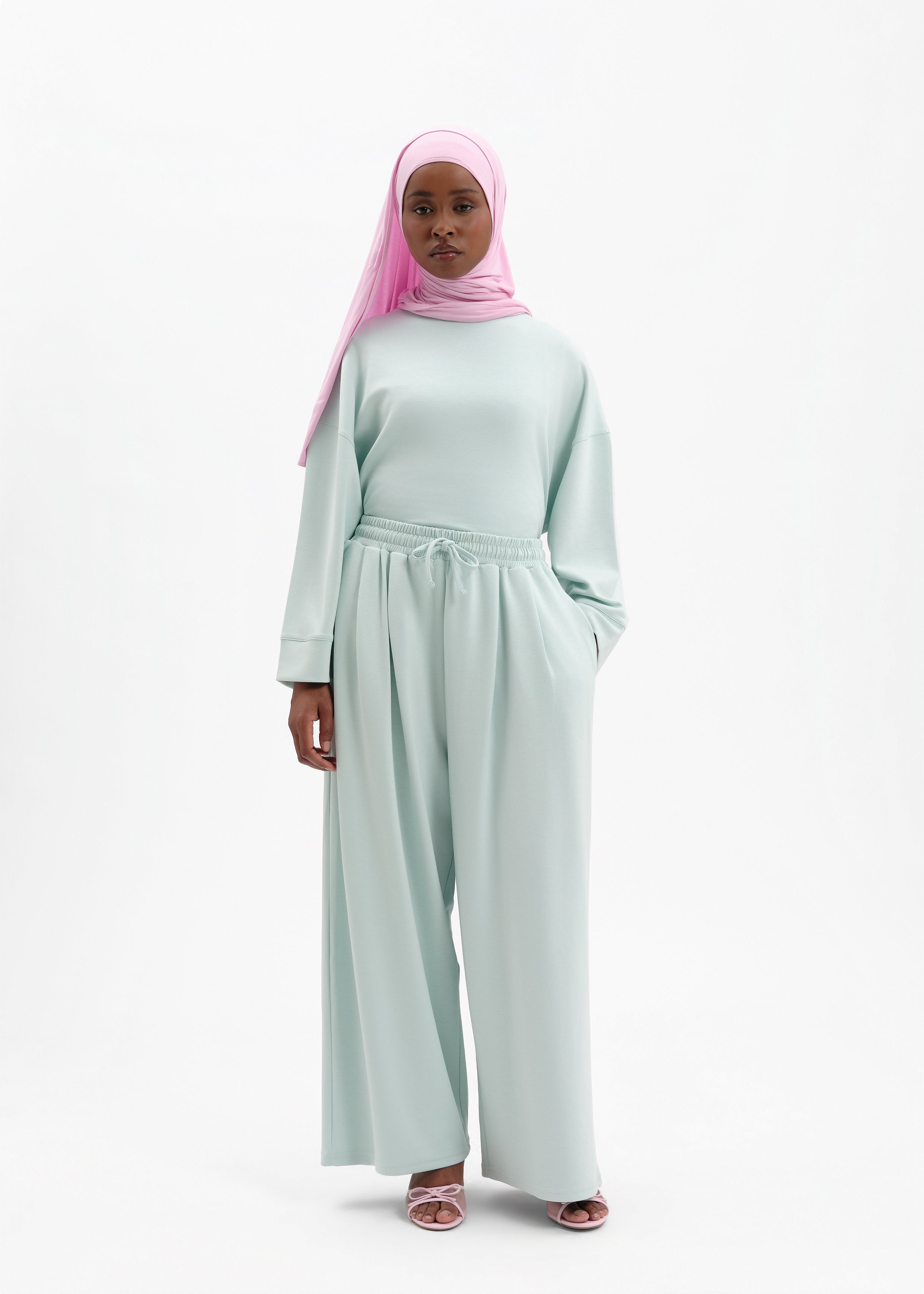 Pantalon riveira baby blue