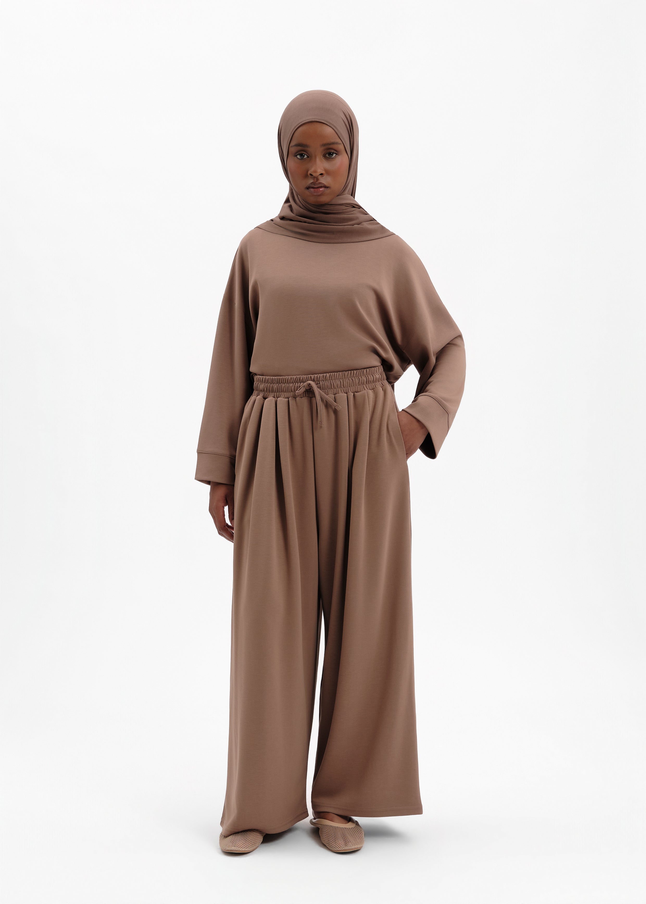 Pantalon riveira taupe