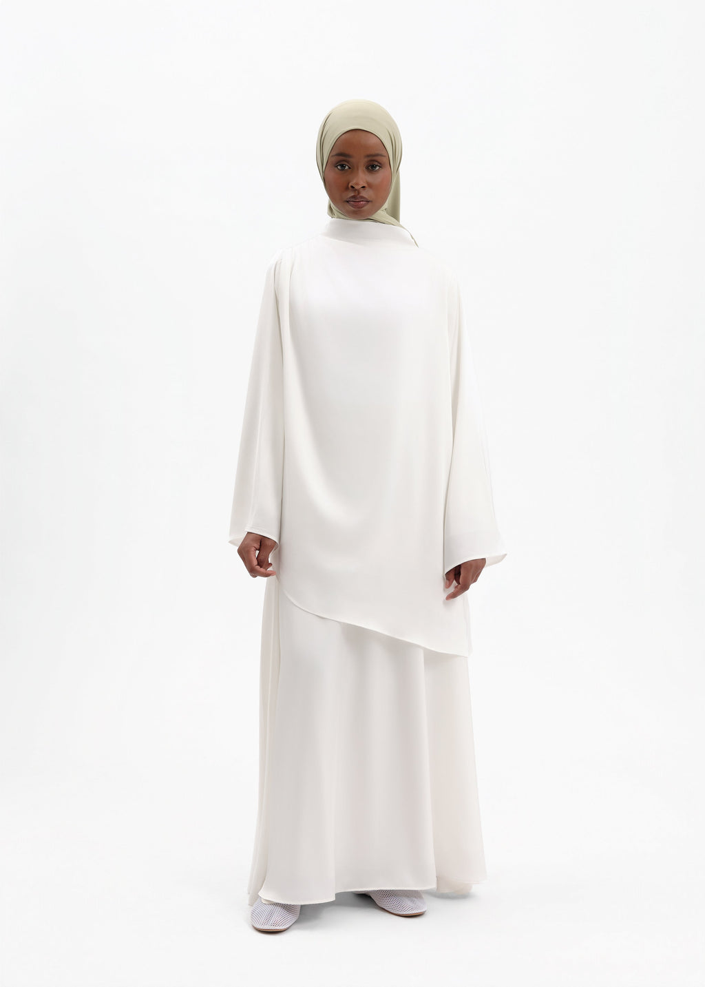 Ensemble Nefta silky blanc