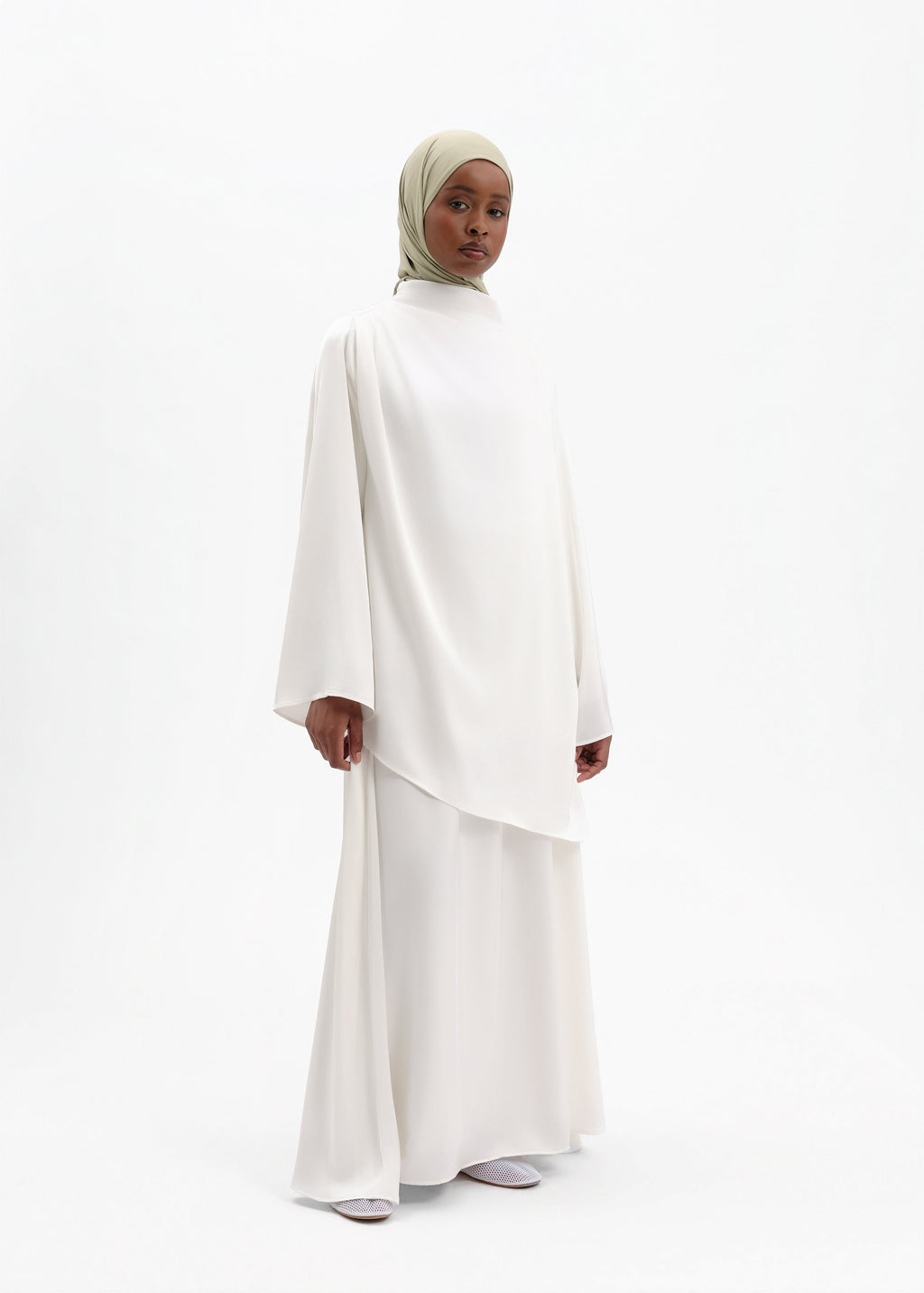 Ensemble Nefta silky blanc