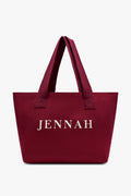 Tote bag jennah bordeaux