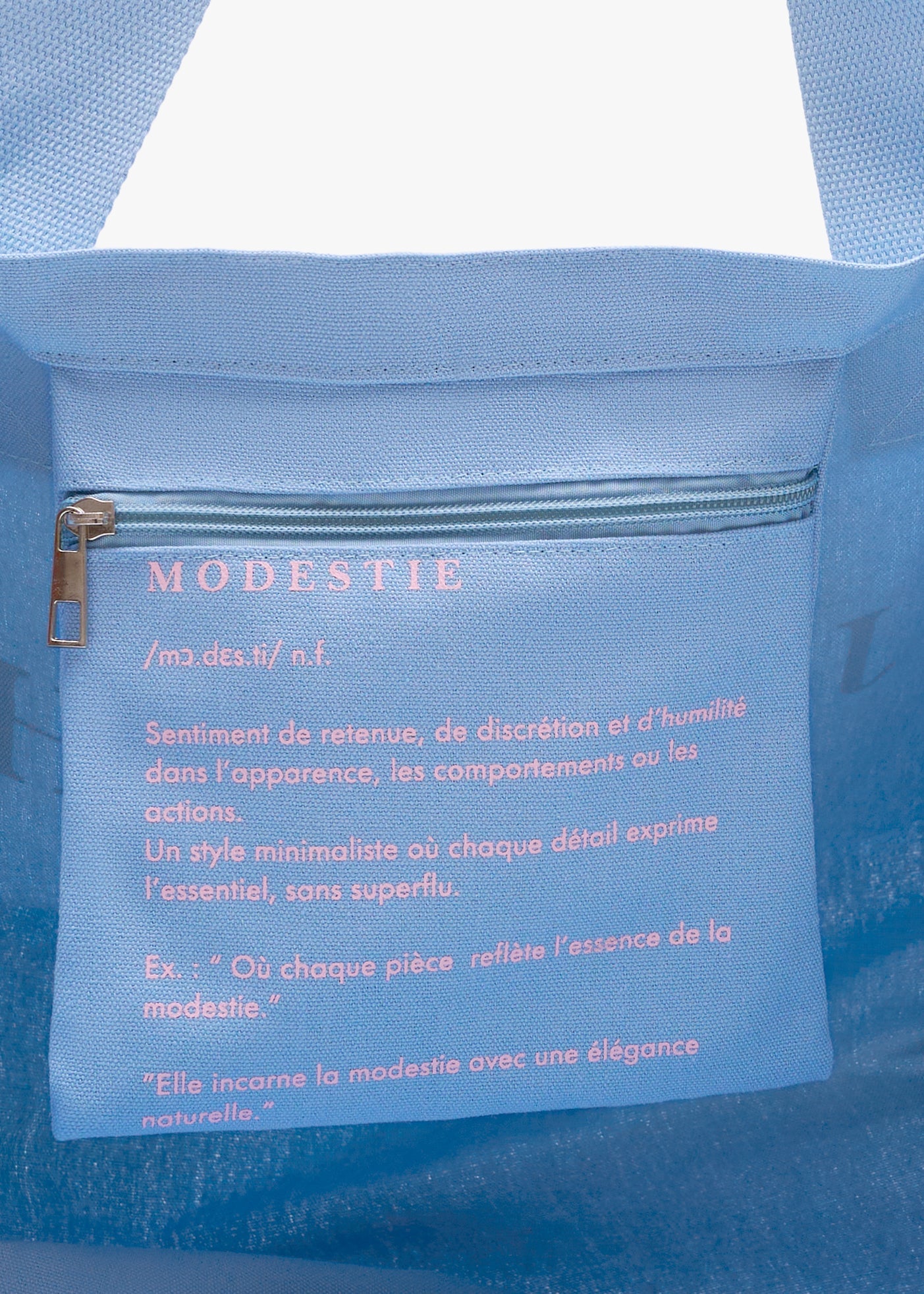 Tote bag jennah bleu
