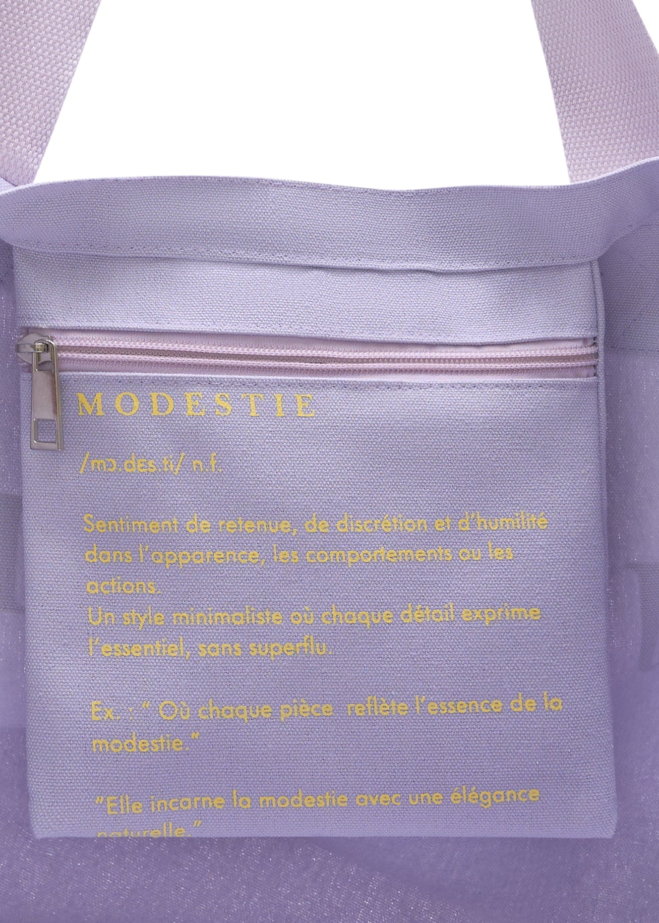 Tote bag jennah lilas