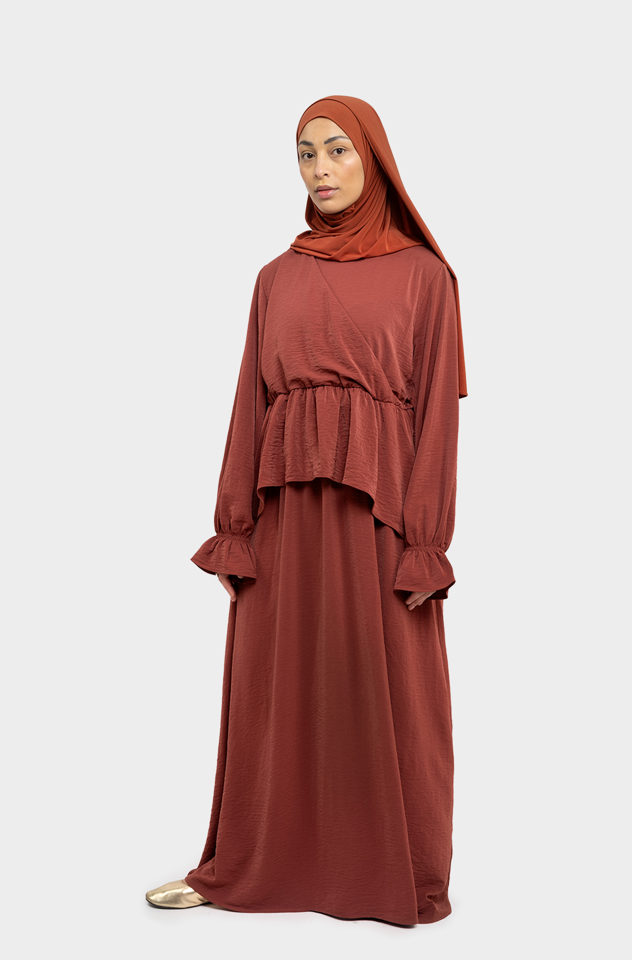 Robe Raya bordeaux