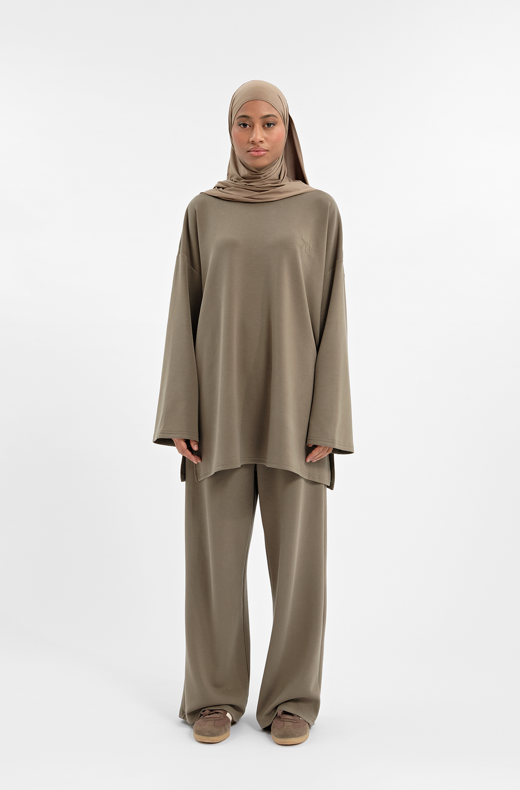 Pantalon modal olive