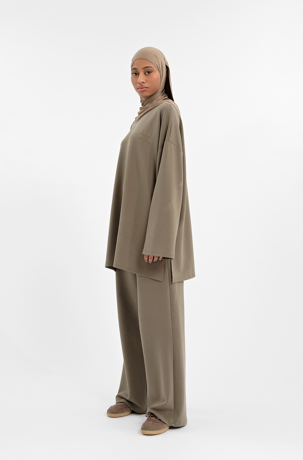 Pantalon modal olive
