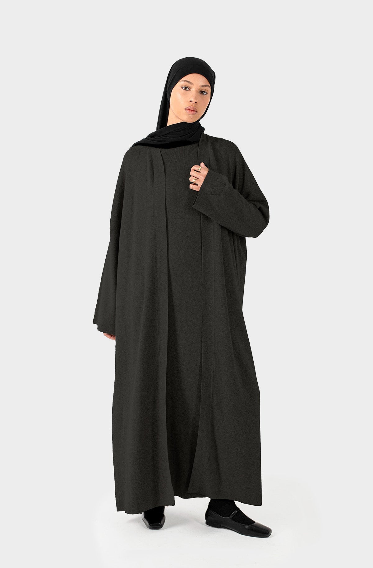 Ensemble robe et gilet JNA noir
