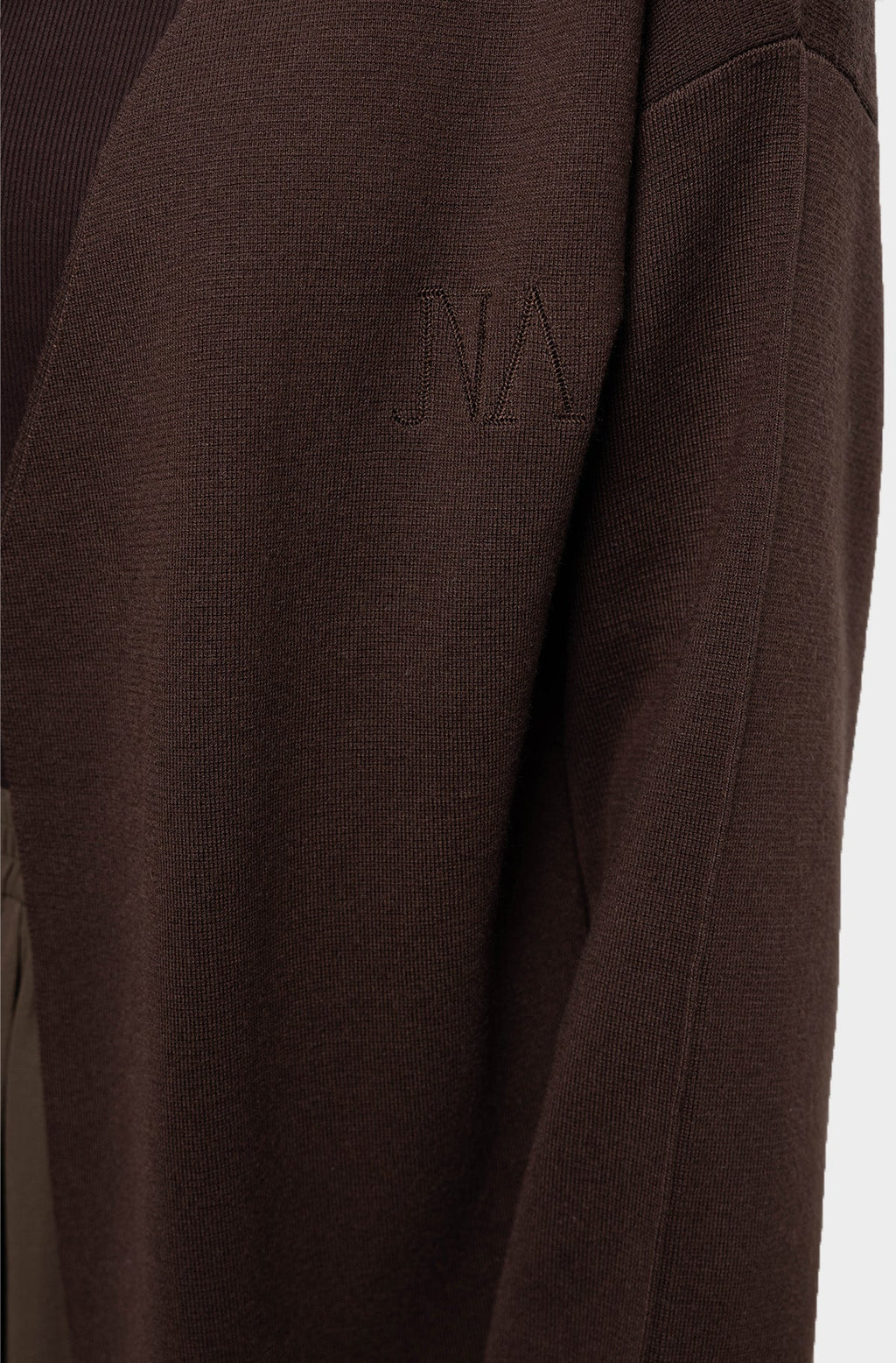 Cardigan long marron