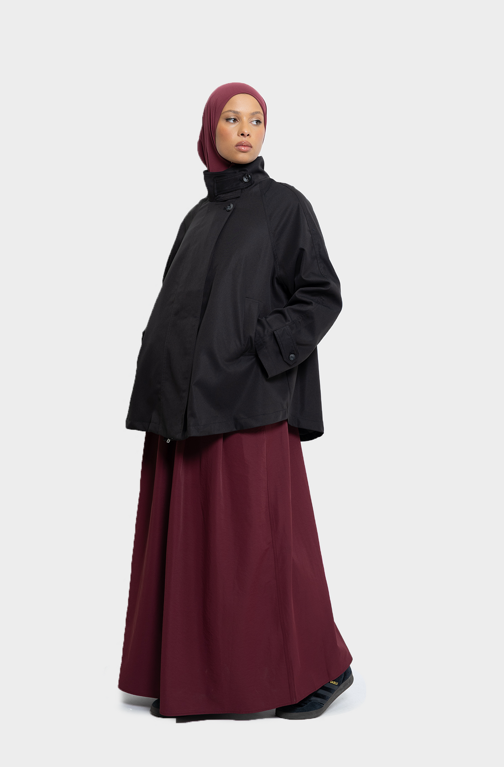 Trench court Noir