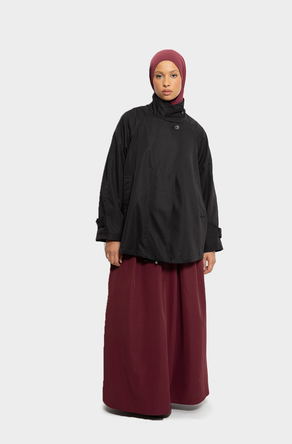 Trench court Noir