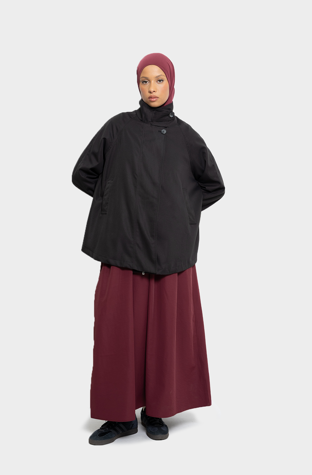 Trench court Noir