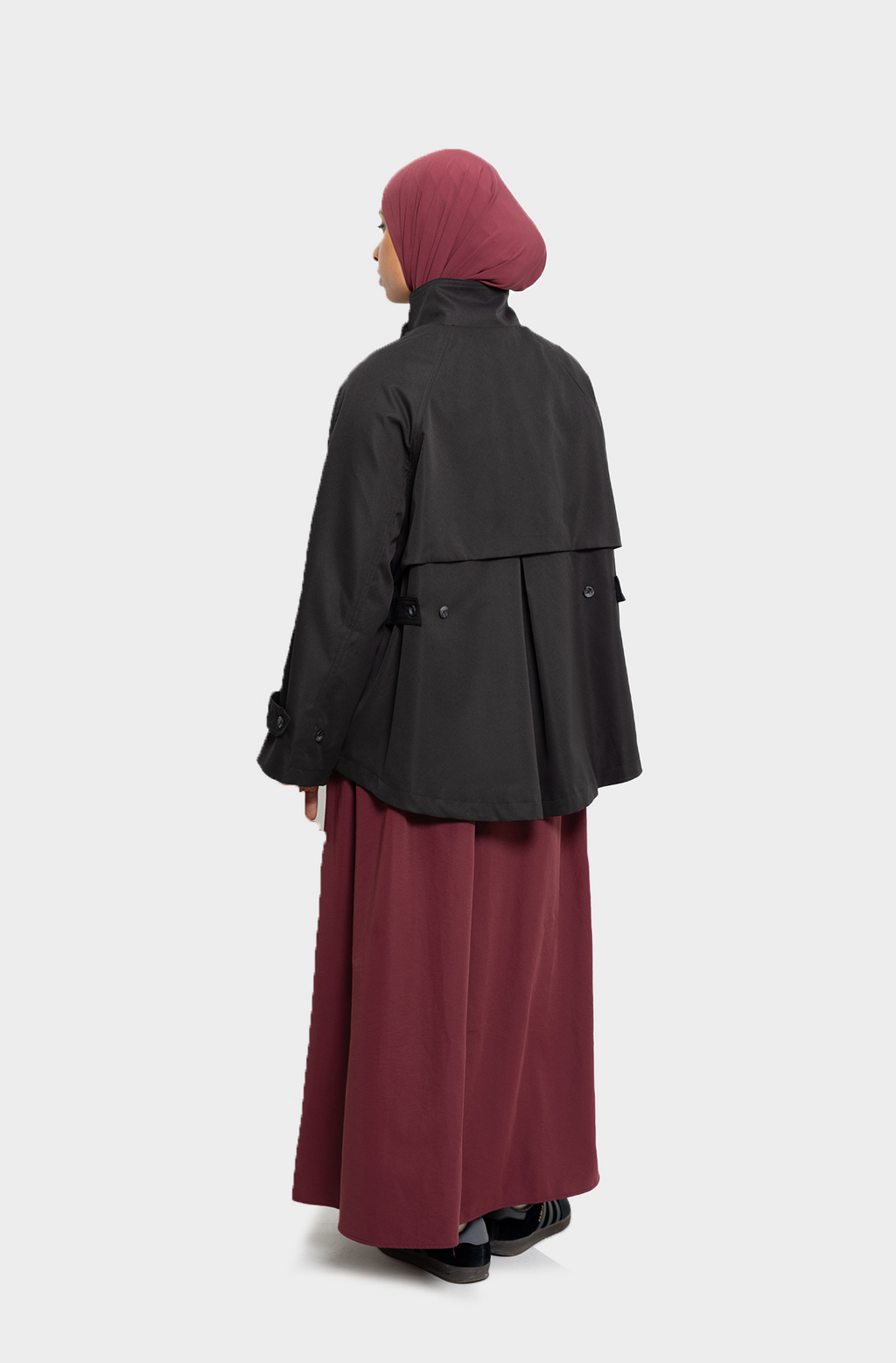 Trench court Noir