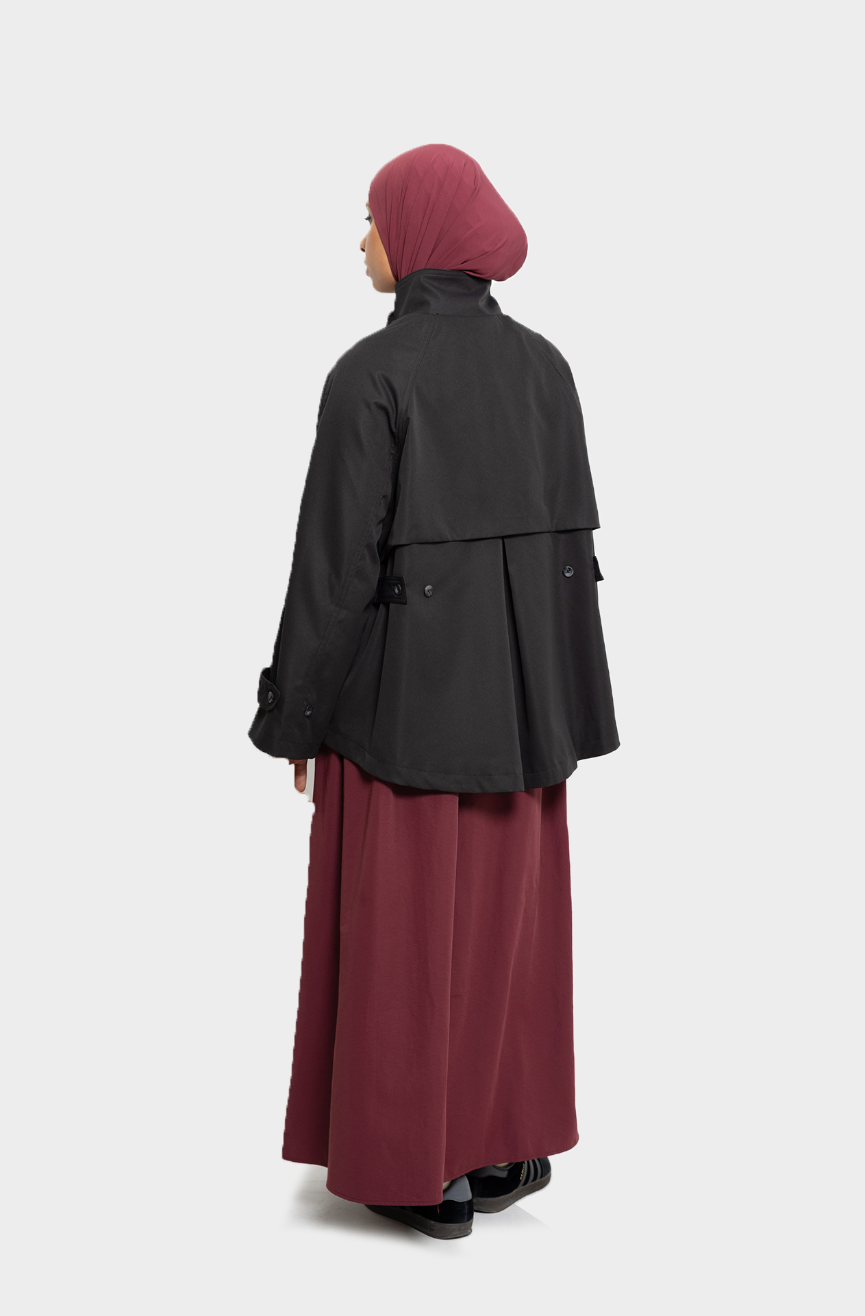 Trench court Noir