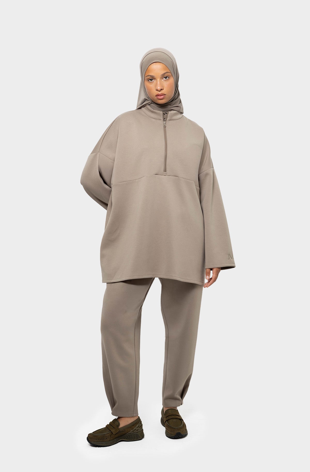 Ensemble alto taupe