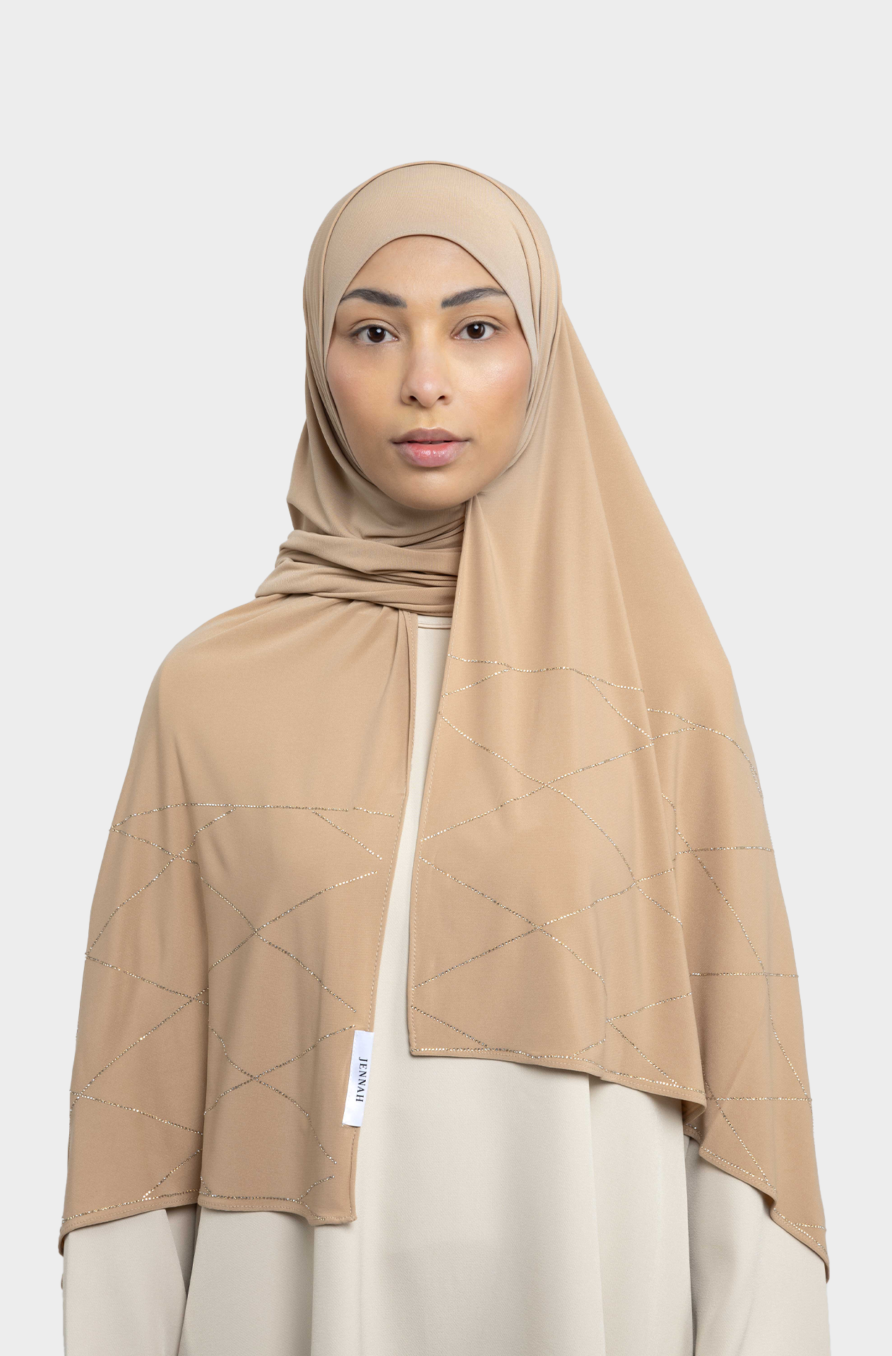 Jersey Baclava sand strass