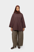 T-shirt oversize violine