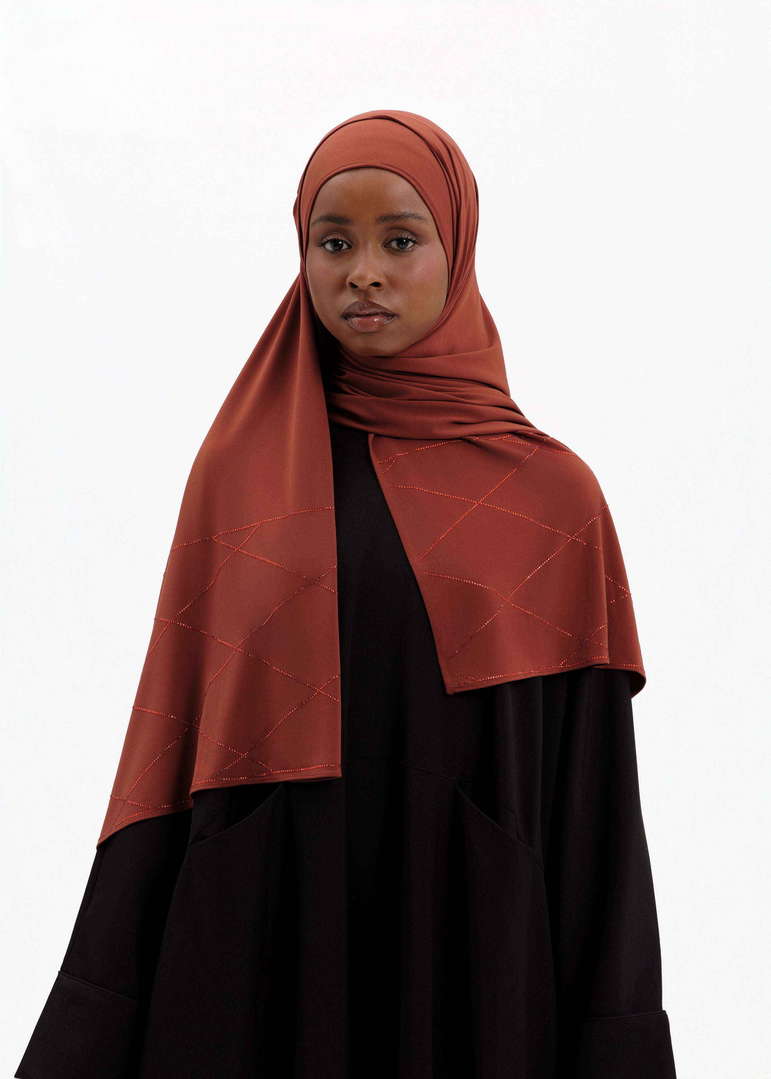 Jersey Baclava strass cinnamon