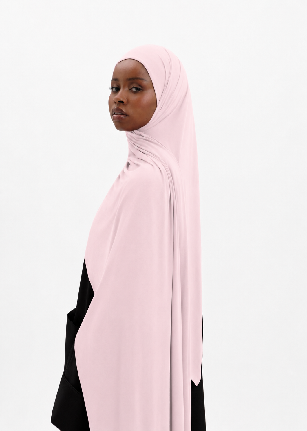 Jersey Bambou rose tendre