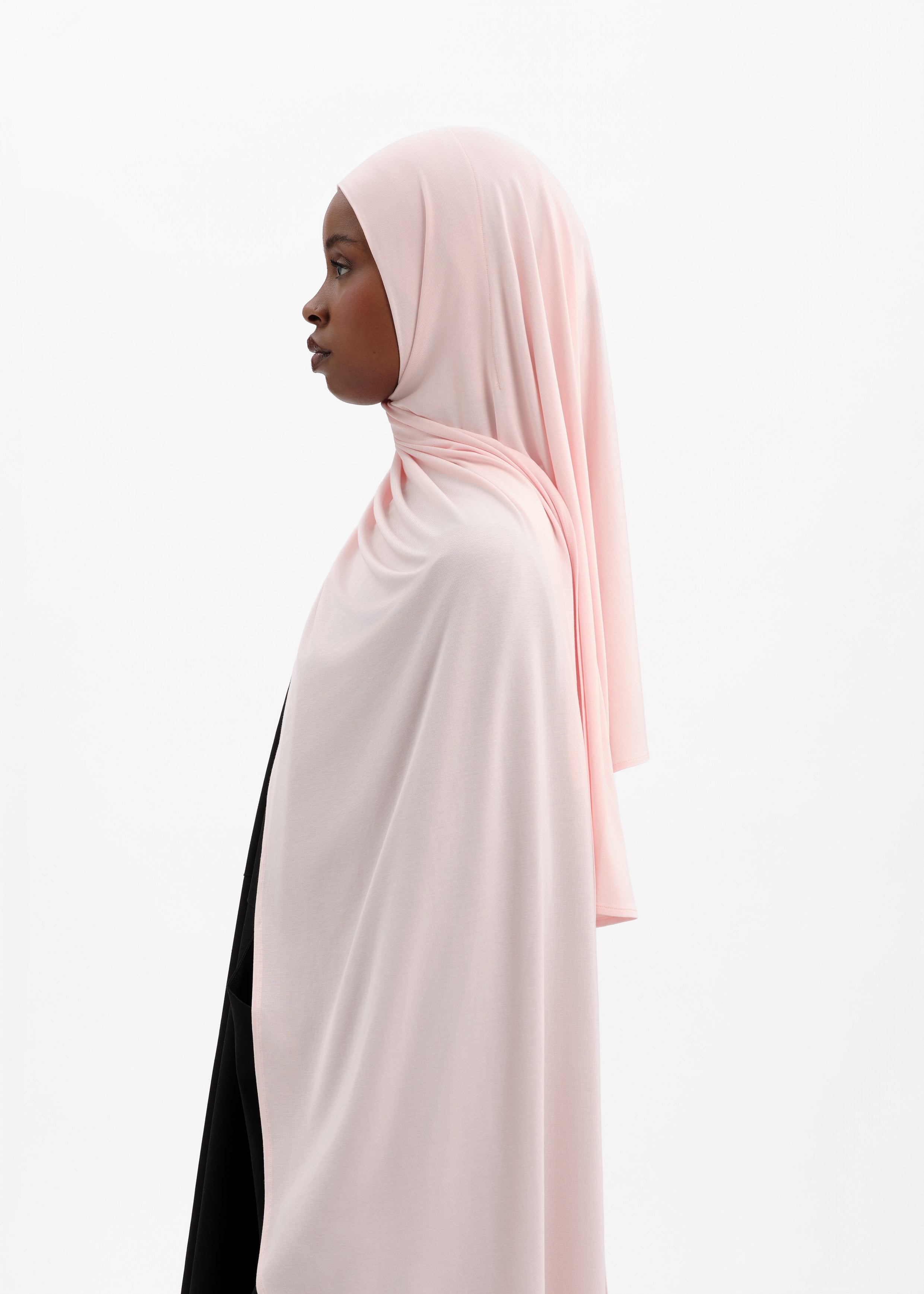 Easy-fit hijab baby pink
