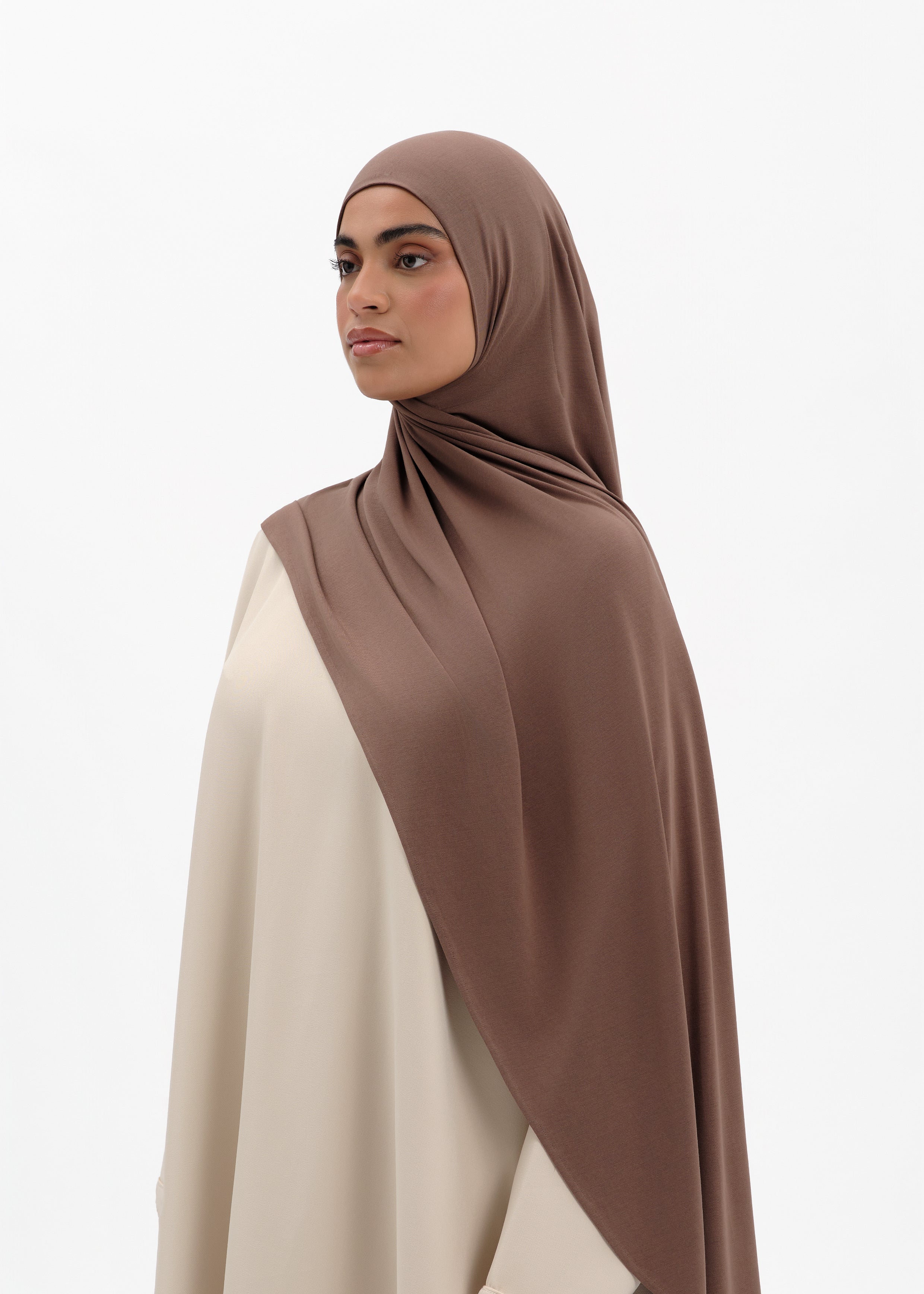 Easy-fit hijab chocolate