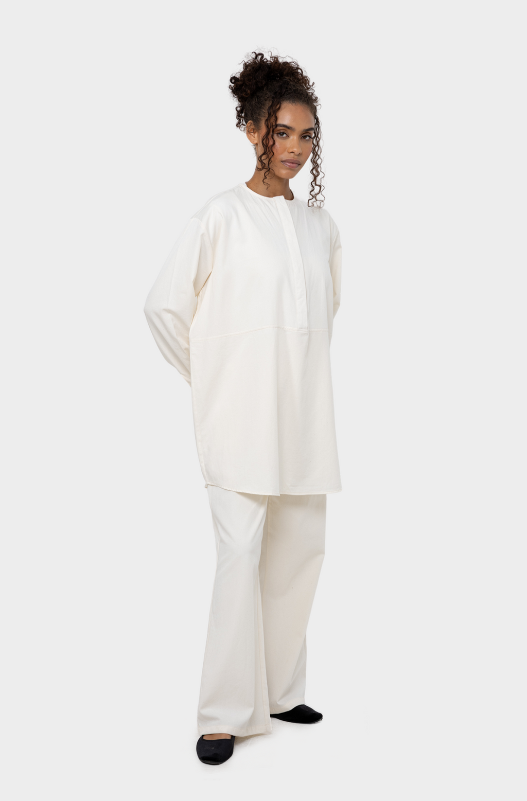 Ensemble coton écru