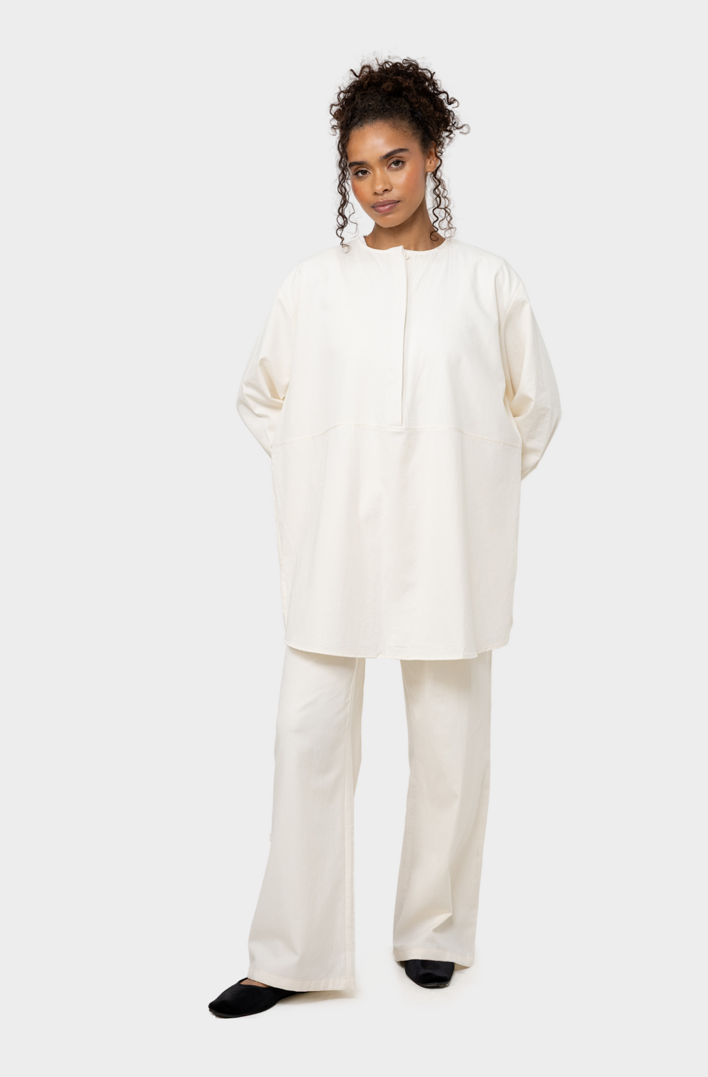 Ensemble coton écru