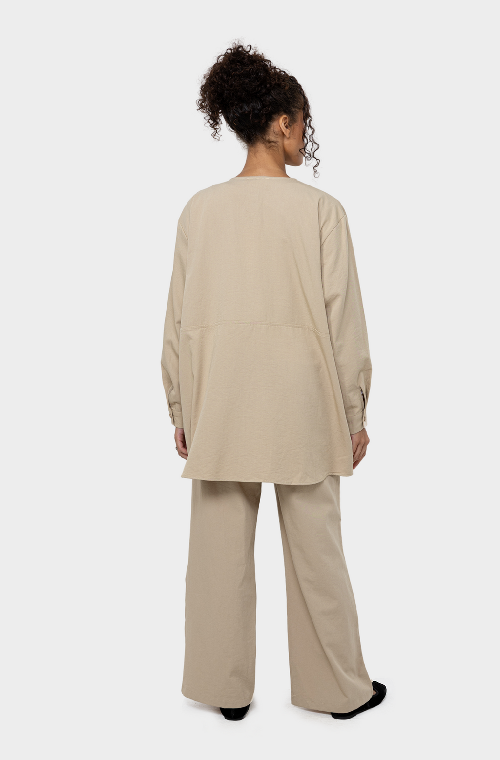 Ensemble coton beige