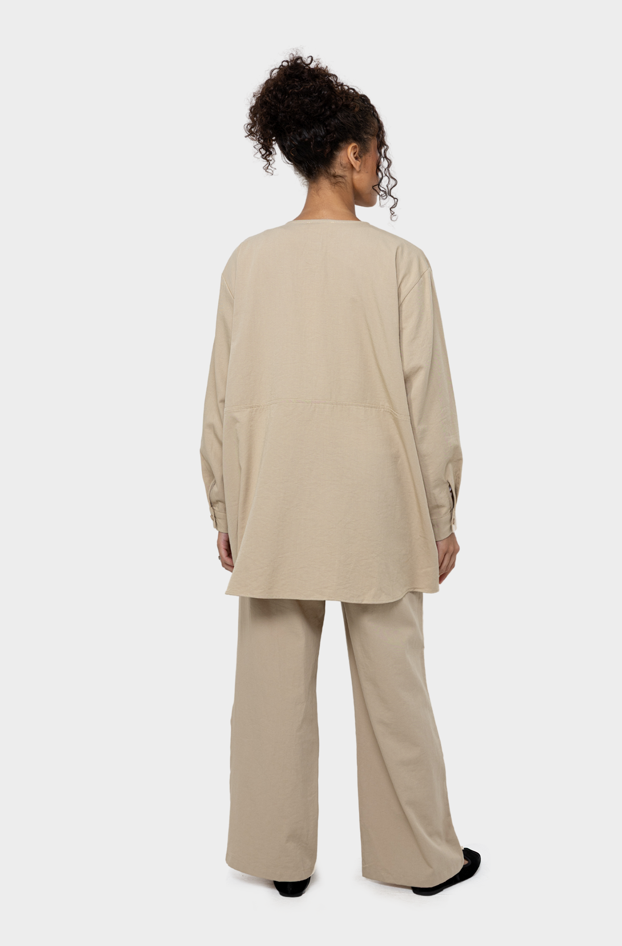 Ensemble coton beige