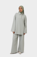 Ensemble polo sauge
