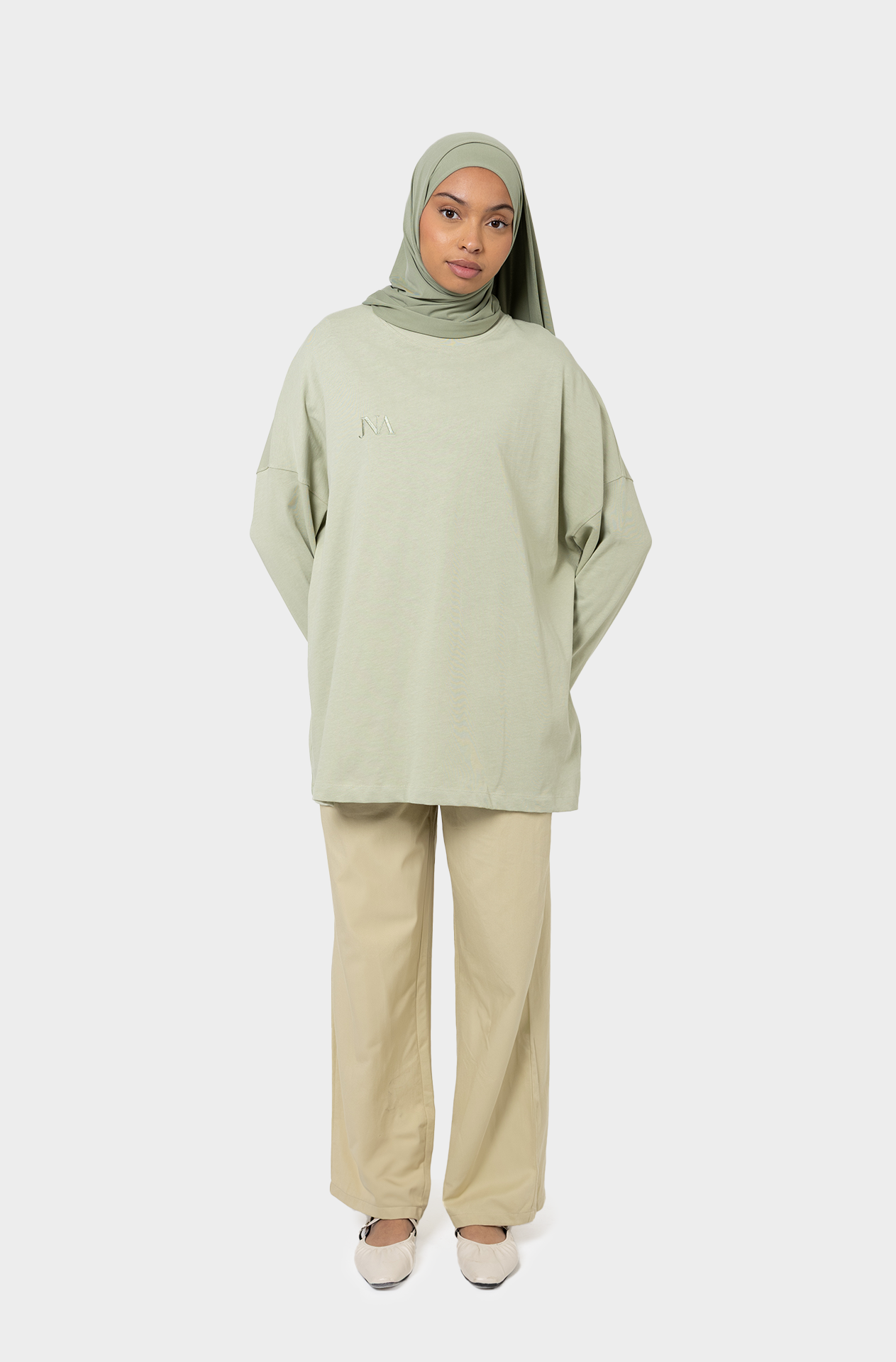 T-shirt essentiel sauge